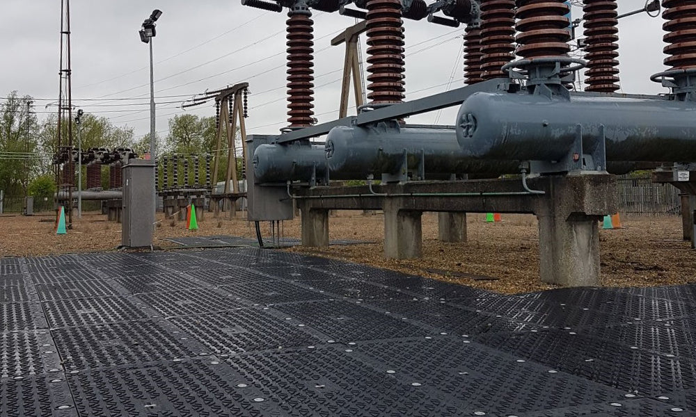 MaxiTrack Over Soft Gravel for National Grid