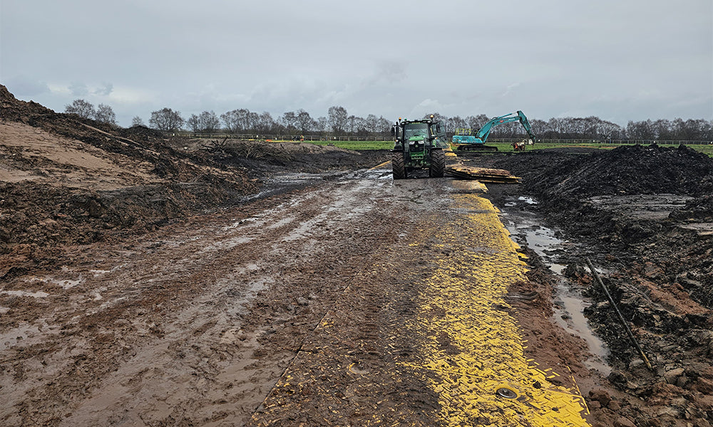 Peat Bog Access for Motorway Services Build