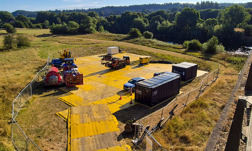 300 XtremeMats Create a Protected Drilling Area in Bridgnorth