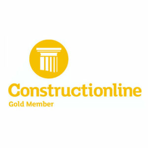 Constructionline Gold Member logo on a white background