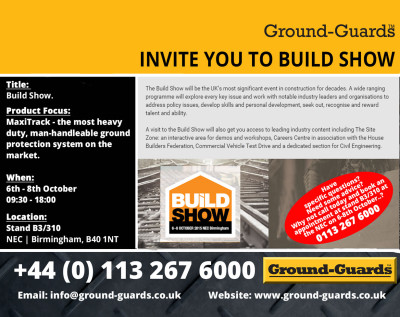 Ground-Guards Ltd Invite to the Rail Show