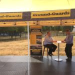 temporary flooring for event gazebo