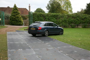 Temporary car park