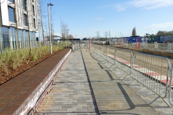 Block pavement protection