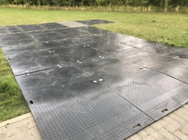 ground protection mats pad area