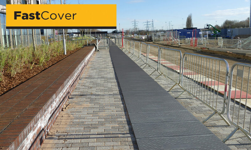 Block paving protection in city centre urban