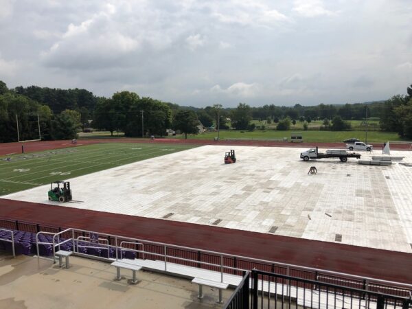 OmniDeck used for stadium flooring protection